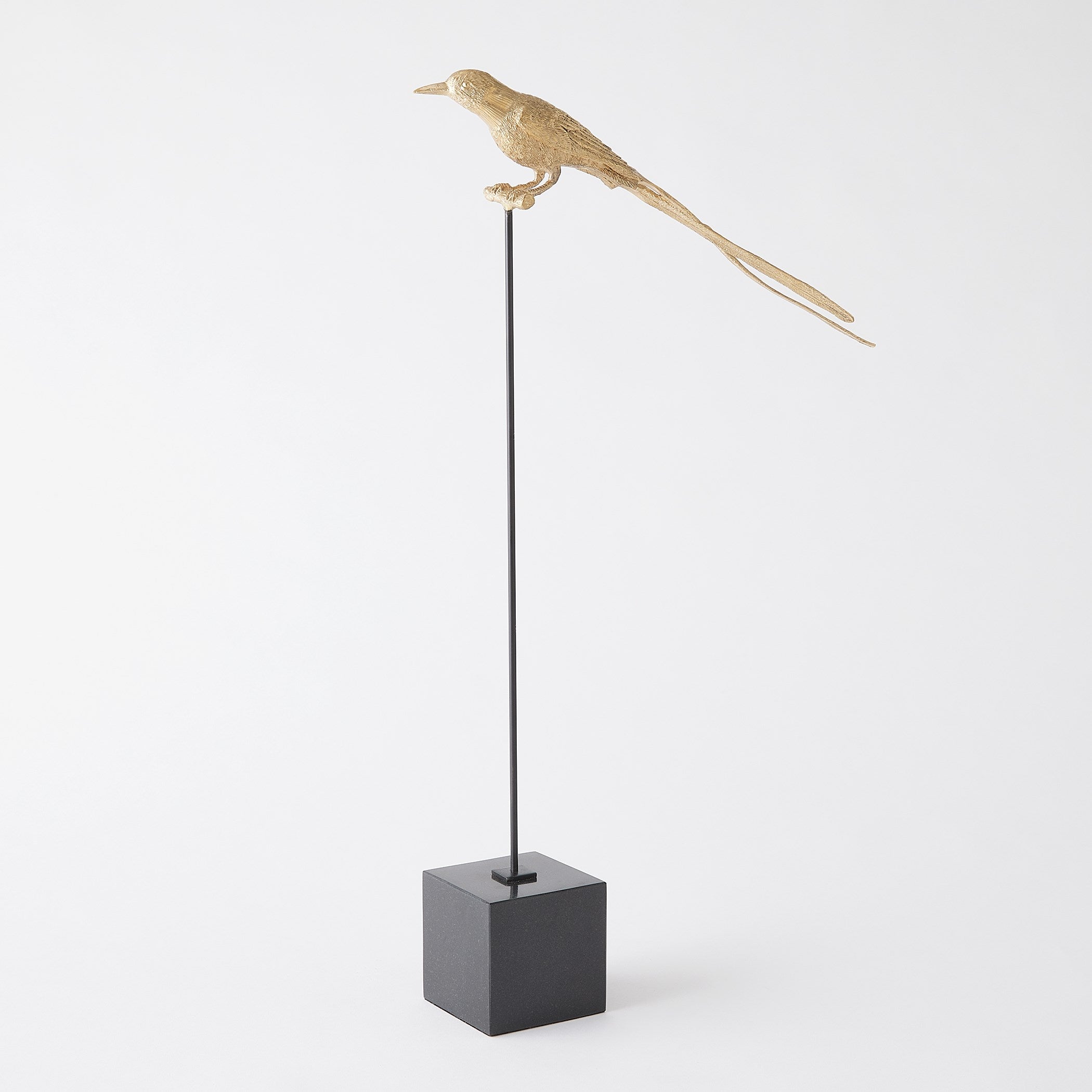 Global Views Perched Swallow Brass