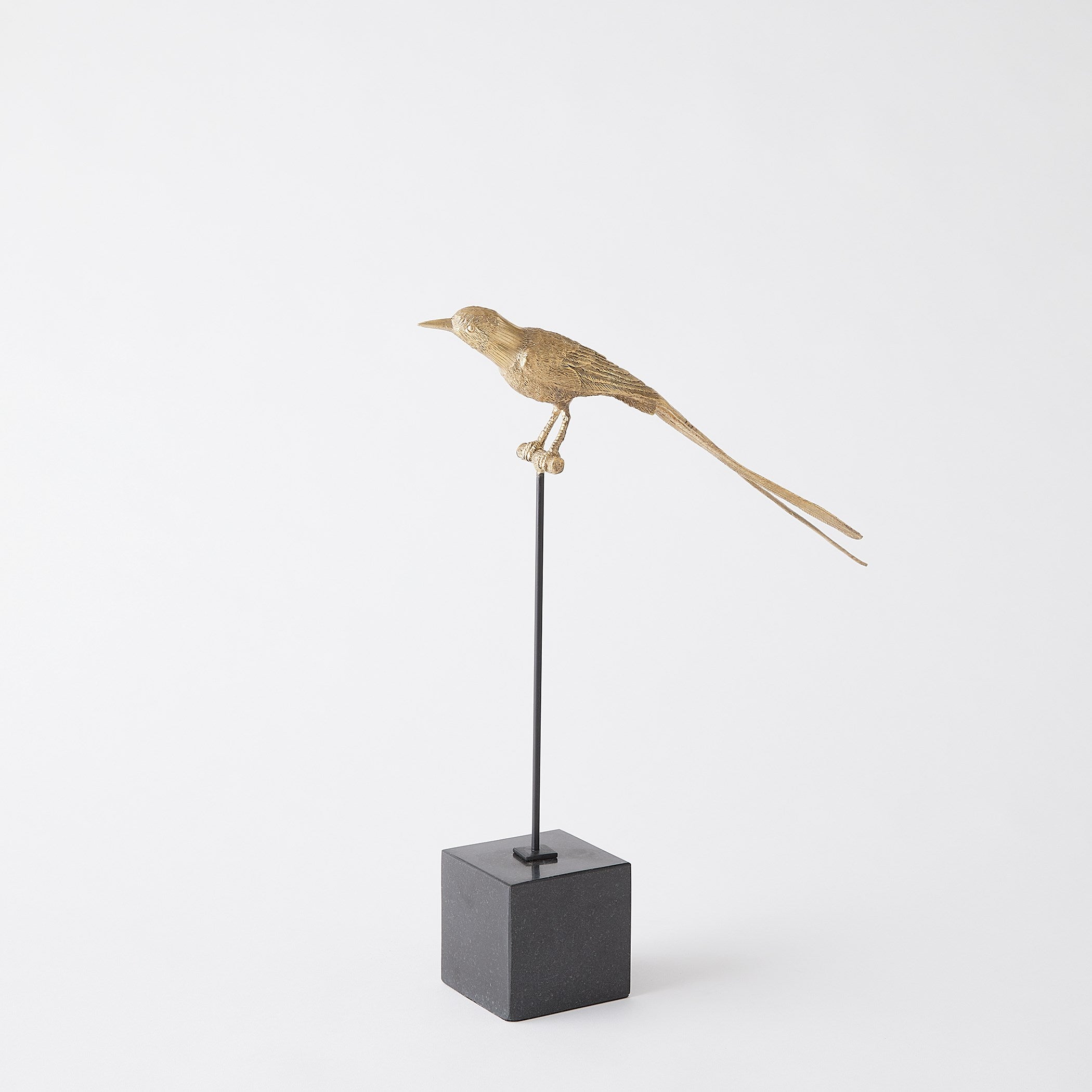 Global Views Perched Swallow Brass