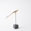 Global Views Perched Swallow Brass