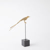 Global Views Perched Swallow Brass