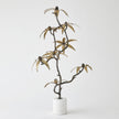 Global Views Black Eyed Susan Sculpture Bronze/Brass