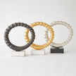 Global Views Infinity Horn Sculpture Gold Leaf