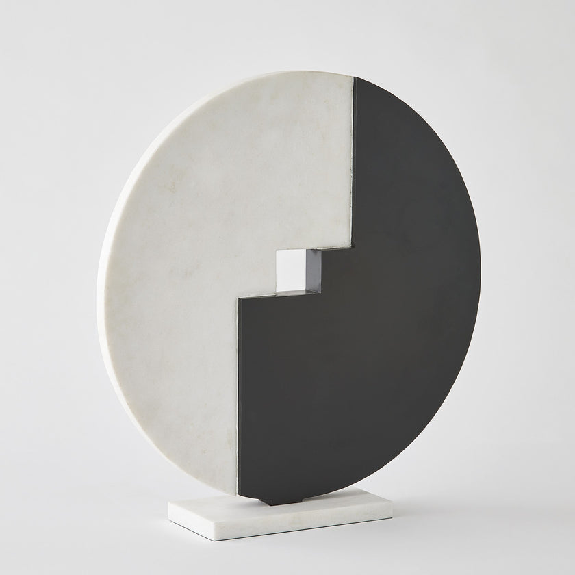 Global Views Stone Medallion Sculpture