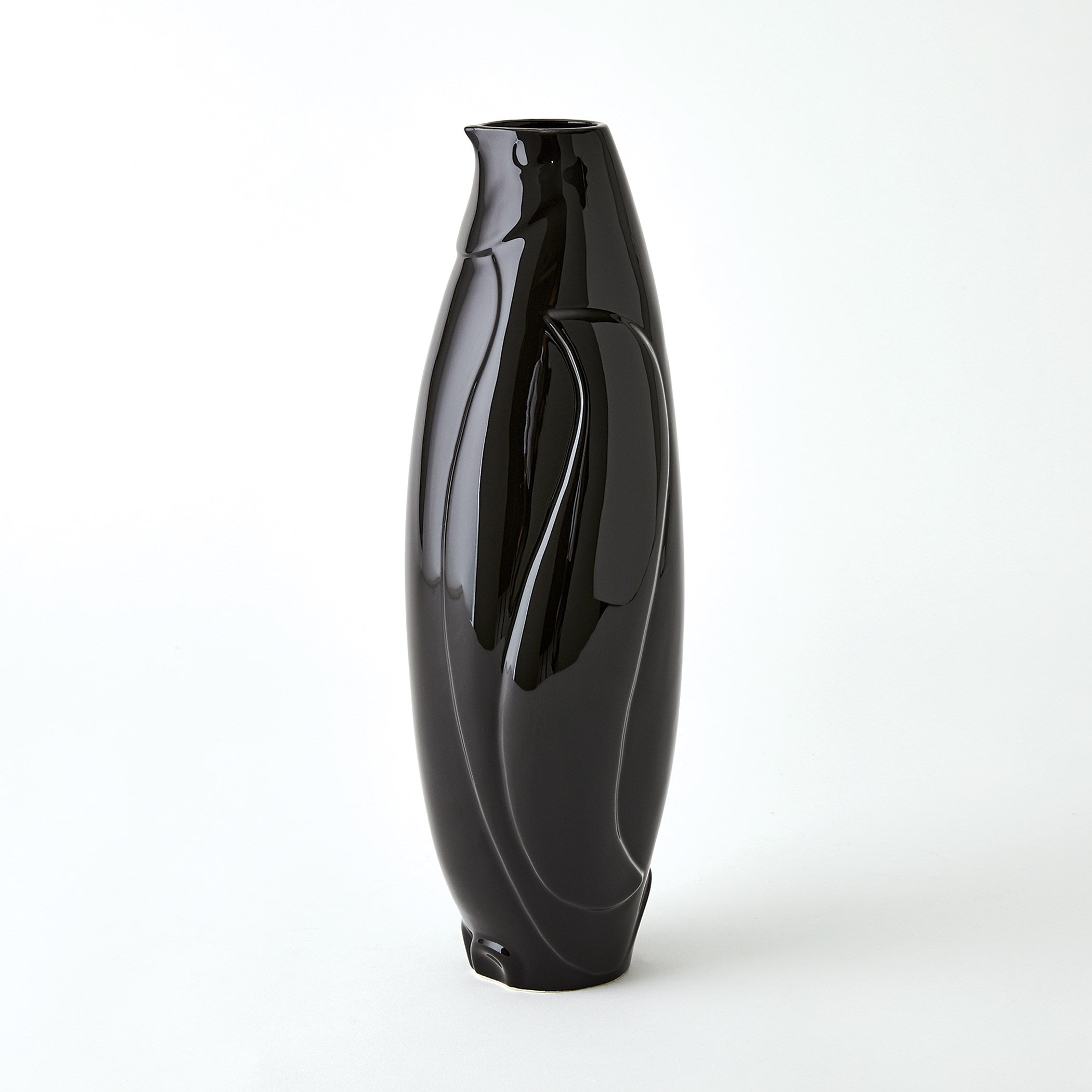 Global Views Penguin Vase Black