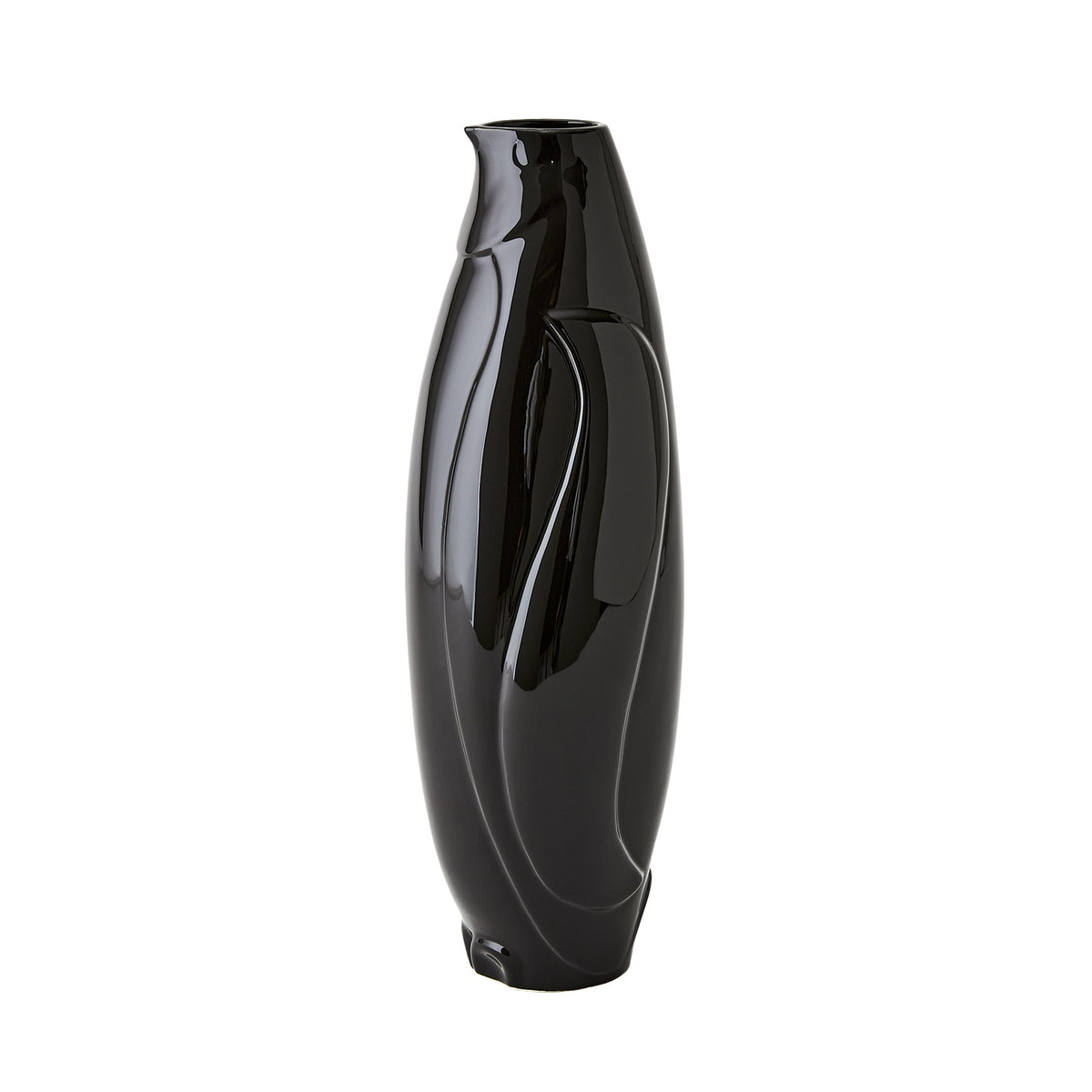 Global Views Penguin Vase Black