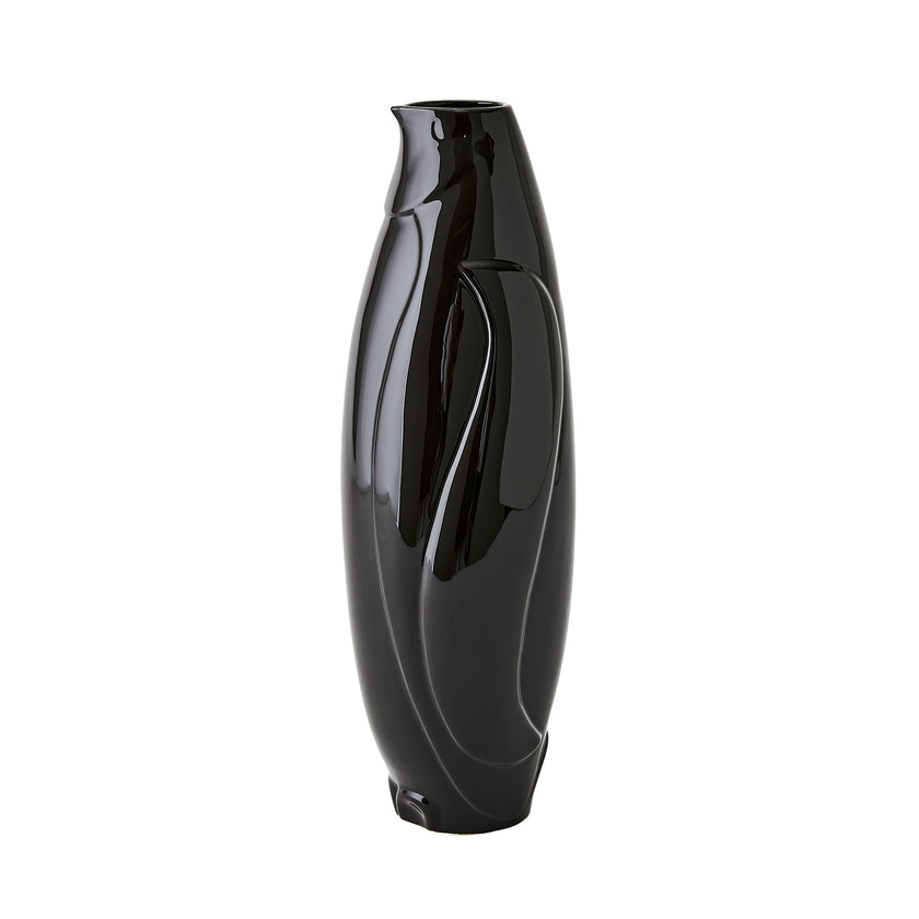 Global Views Penguin Vase Black