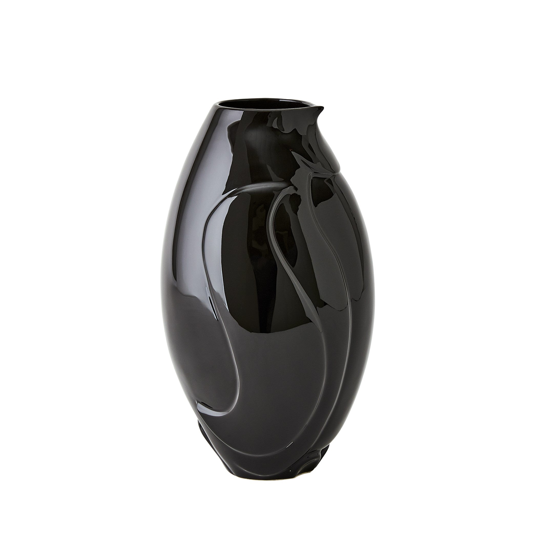 Global Views Penguin Vase Black