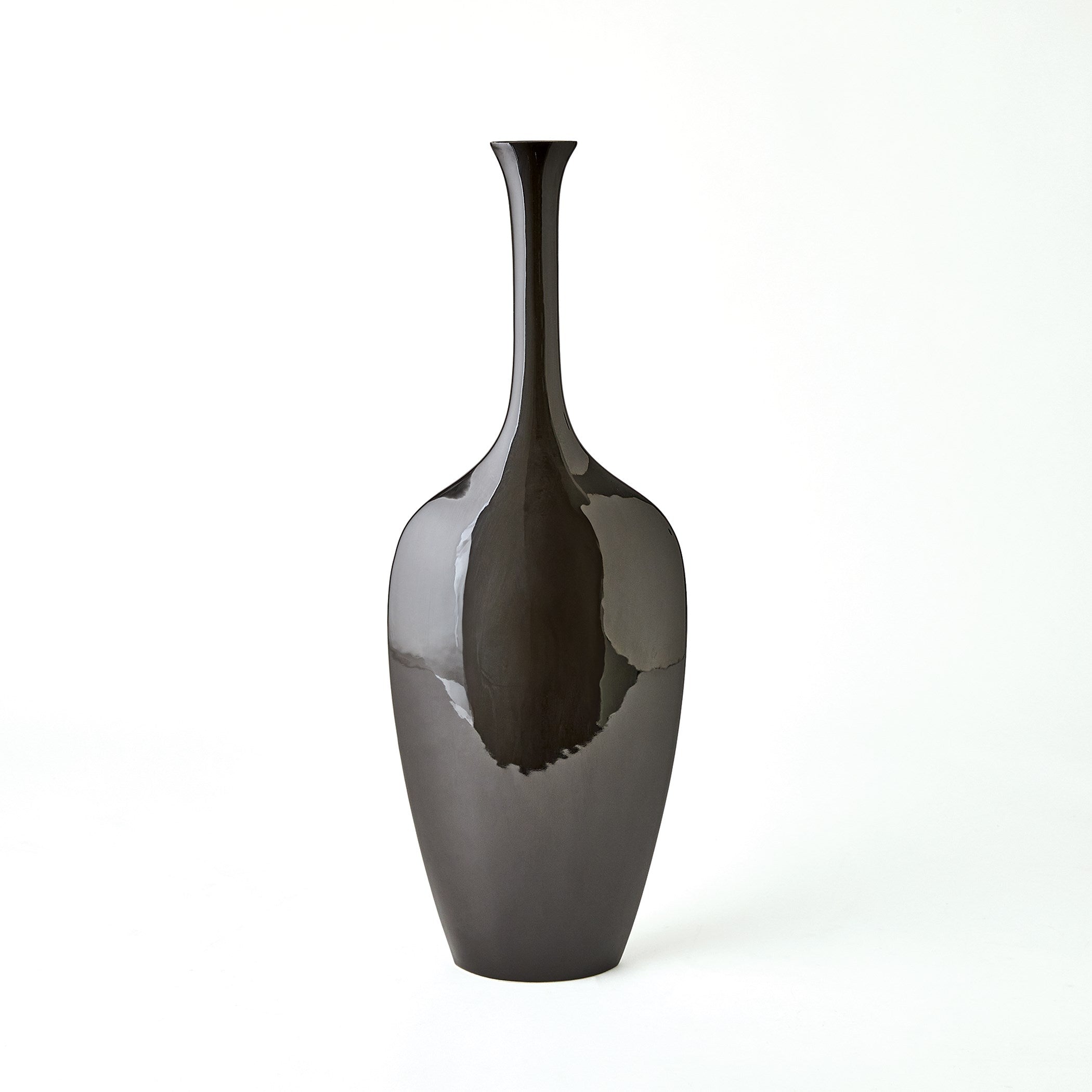 Global Views Silhouette Vase Black
