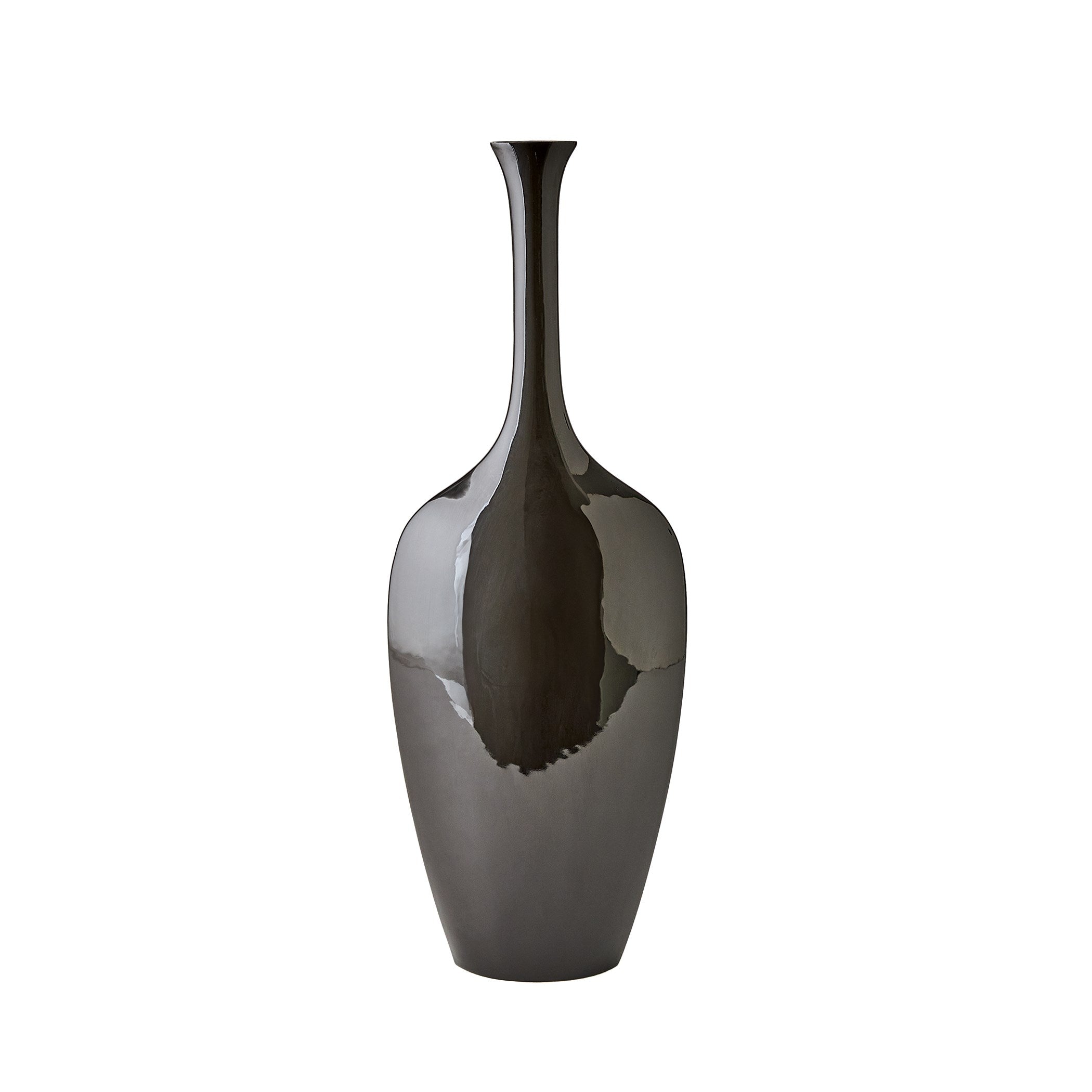 Global Views Silhouette Vase Black