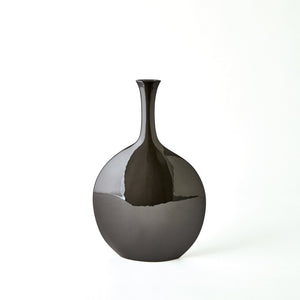 Global Views Silhouette Vase Black