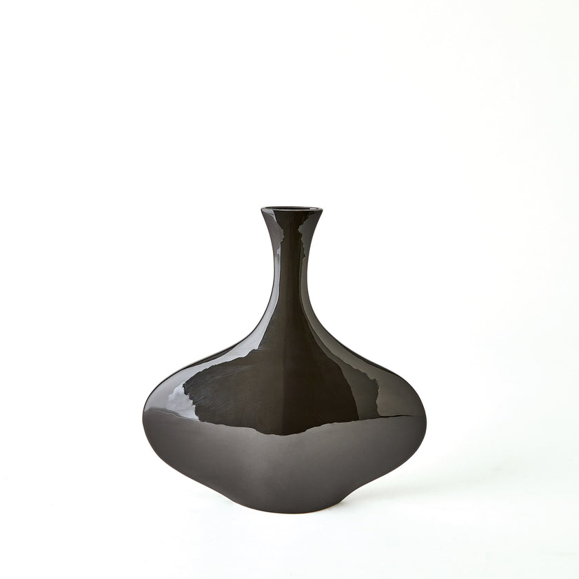 Global Views Silhouette Vase Black