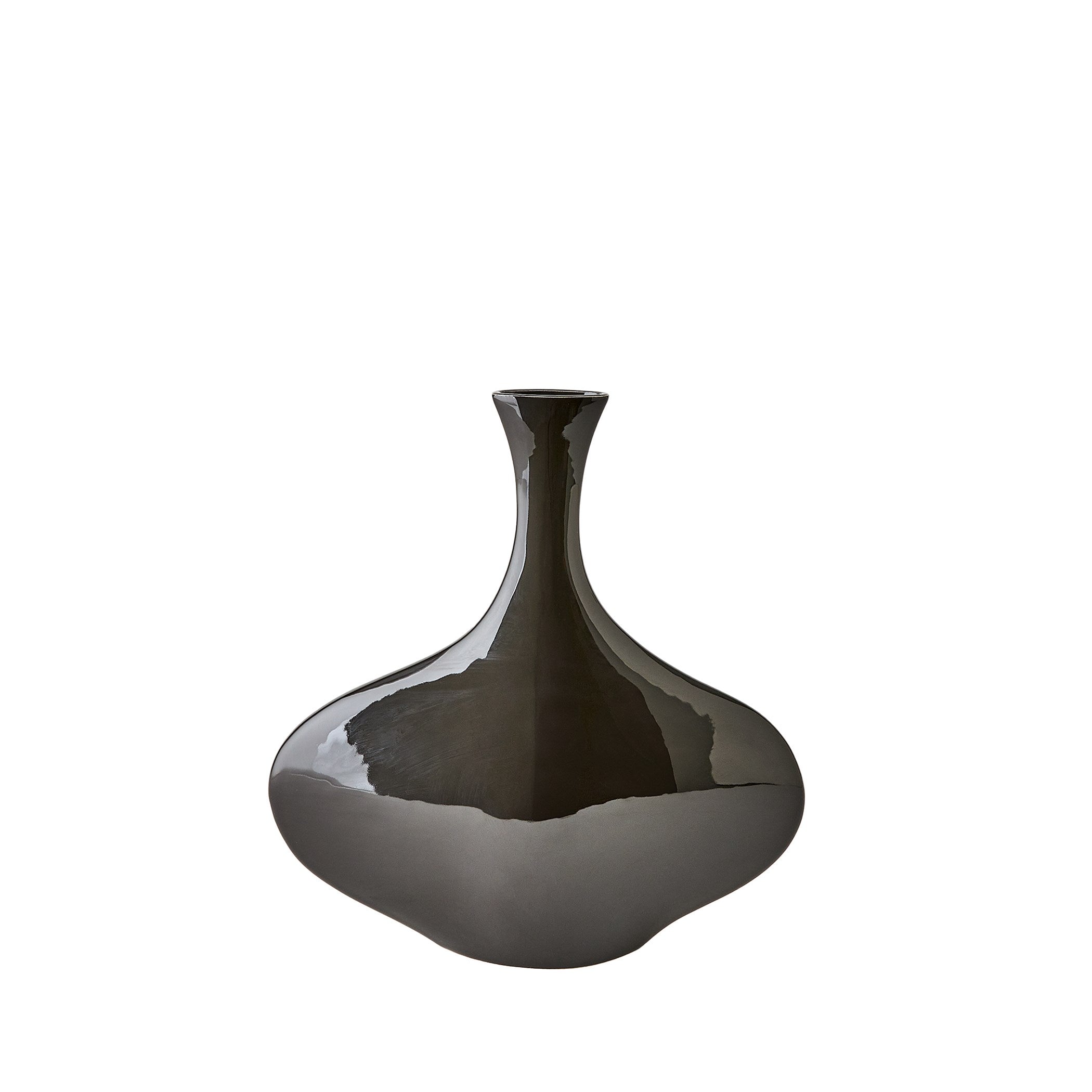 Global Views Silhouette Vase Black