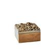 Global Views Pebbles Box Bronze