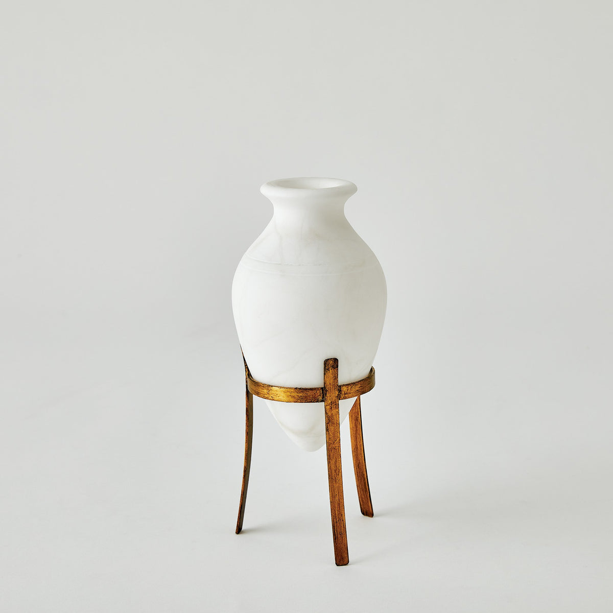 Global Views Amphora Alabaster Vase