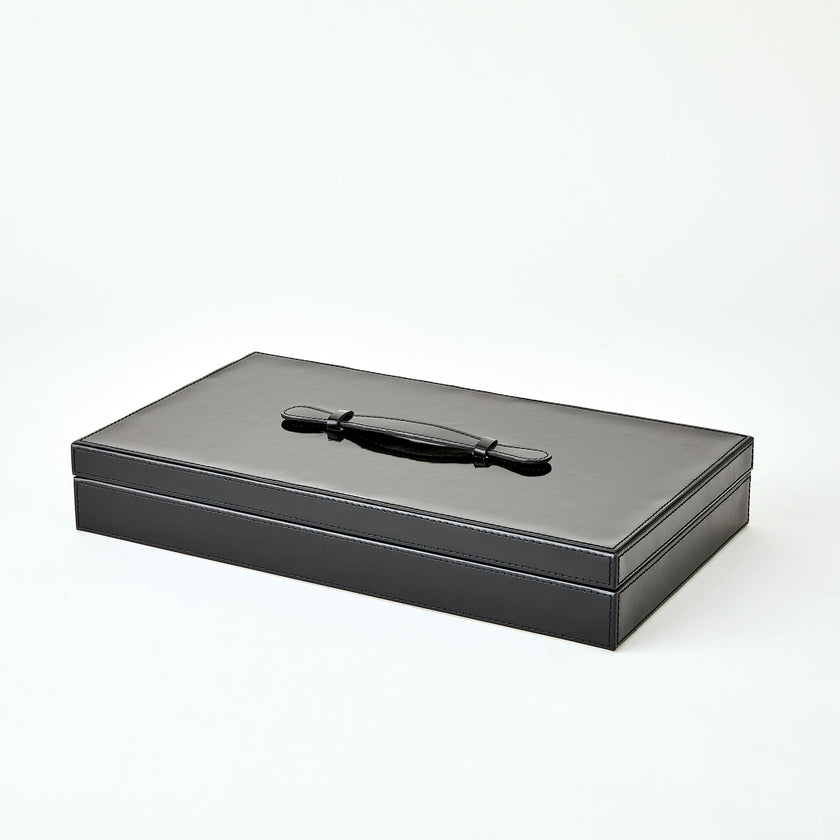 Global Views Noir Box and Tray