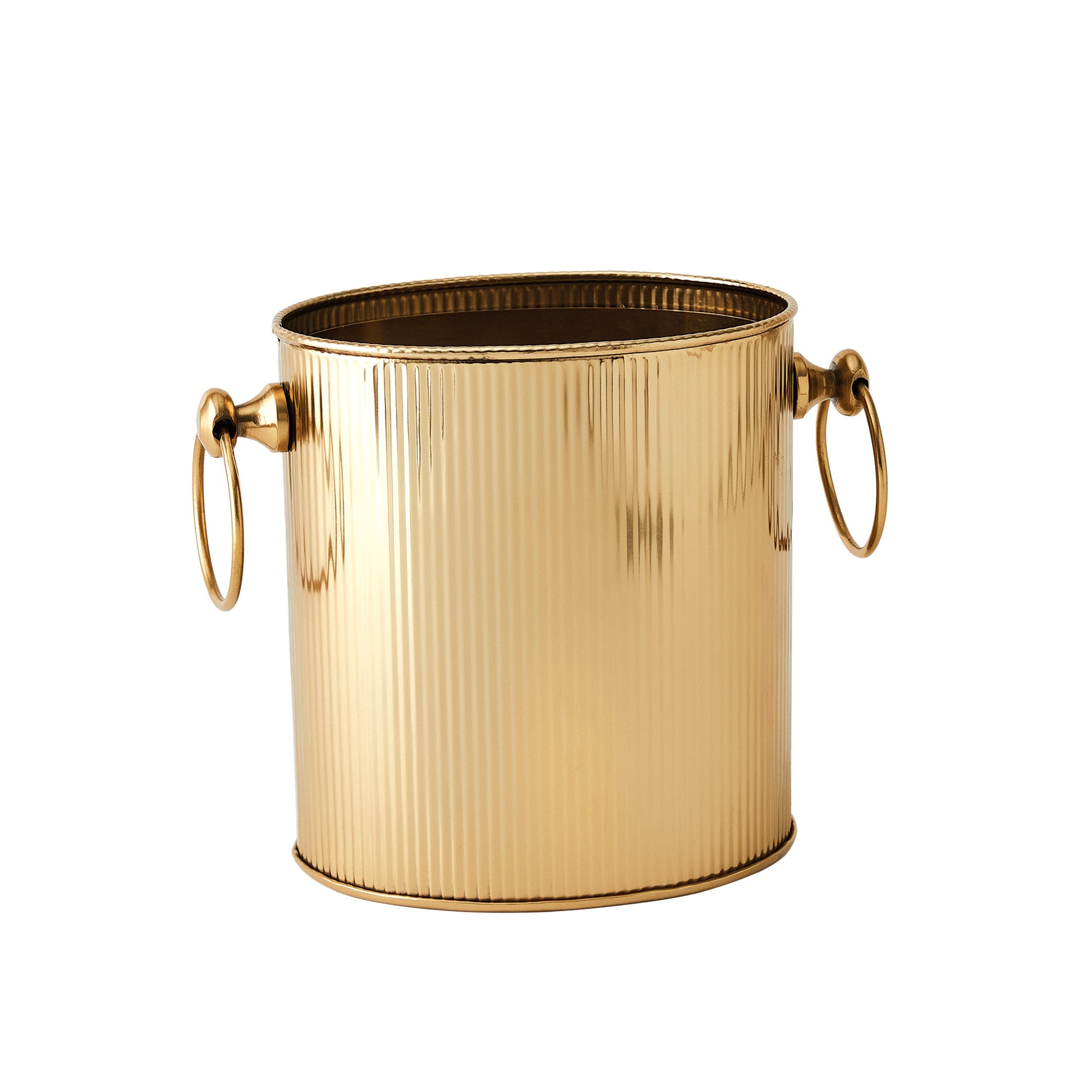 Global Views Winston Ice Bucket Brass