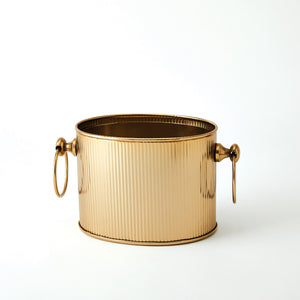Global Views Winston Ice Bucket Brass
