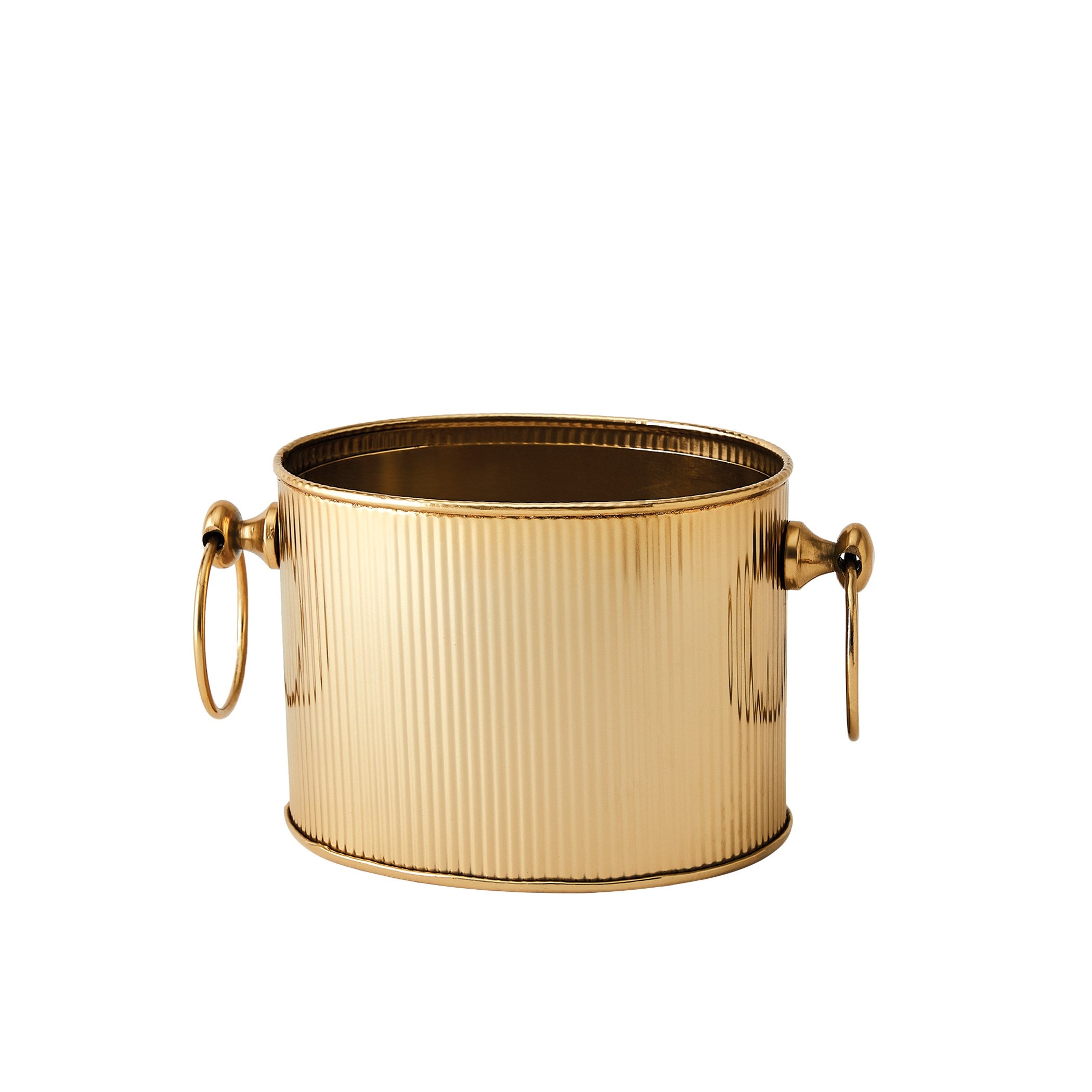 Global Views Winston Ice Bucket Brass