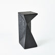 Global Views Asymmetrical Angle Side Table