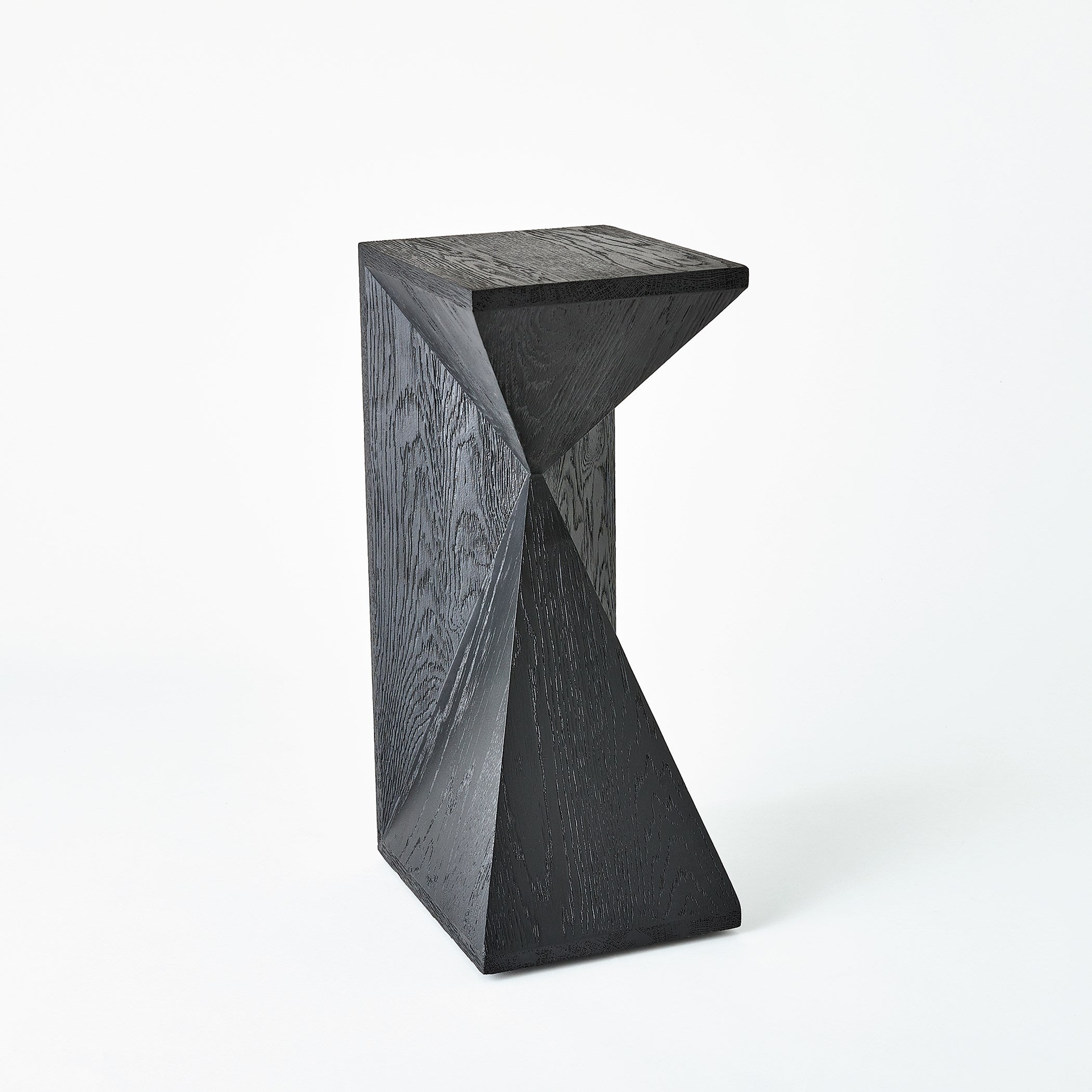 Global Views Asymmetrical Angle Side Table