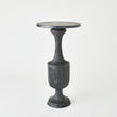 Global Views Vessel Side Table-Black-Lg