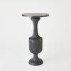 Global Views Vessel Side Table-Black-Lg