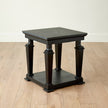 Global Views Josephine Side Table-Blackened Oak