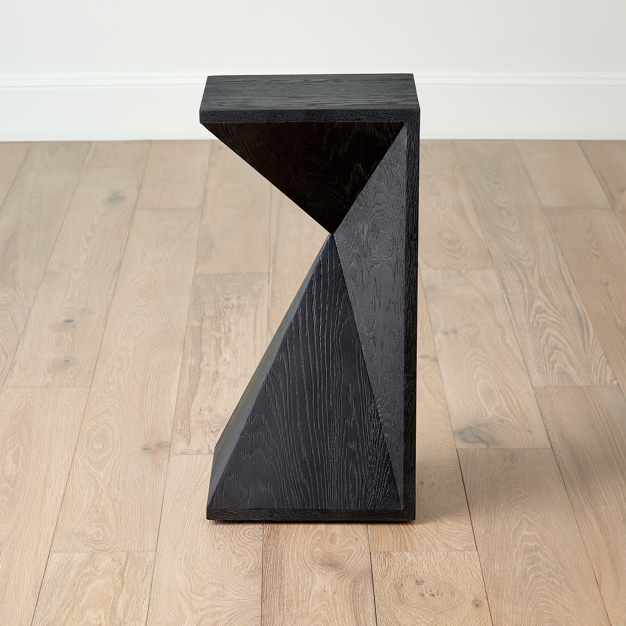 Global Views Asymmetrical Angle Side Table