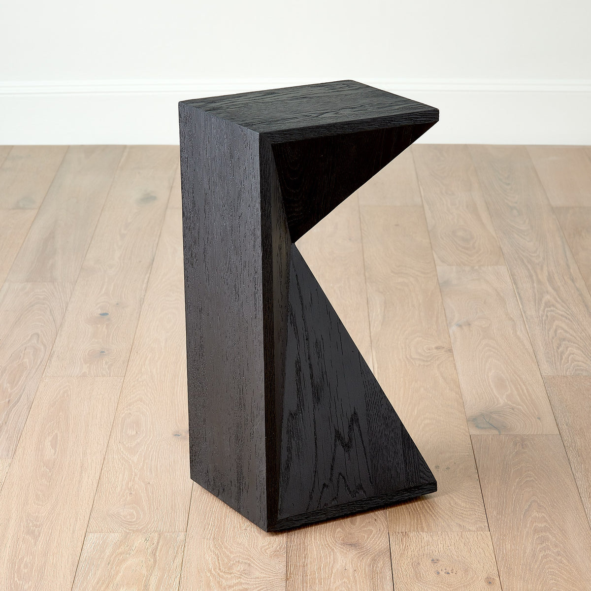 Global Views Asymmetrical Angle Side Table
