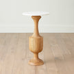 Global Views Vessel Side Table-Natural-Lg