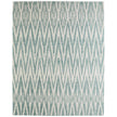 Feizy Wallace 8A40F Modern Chevron Rug in Blue/White