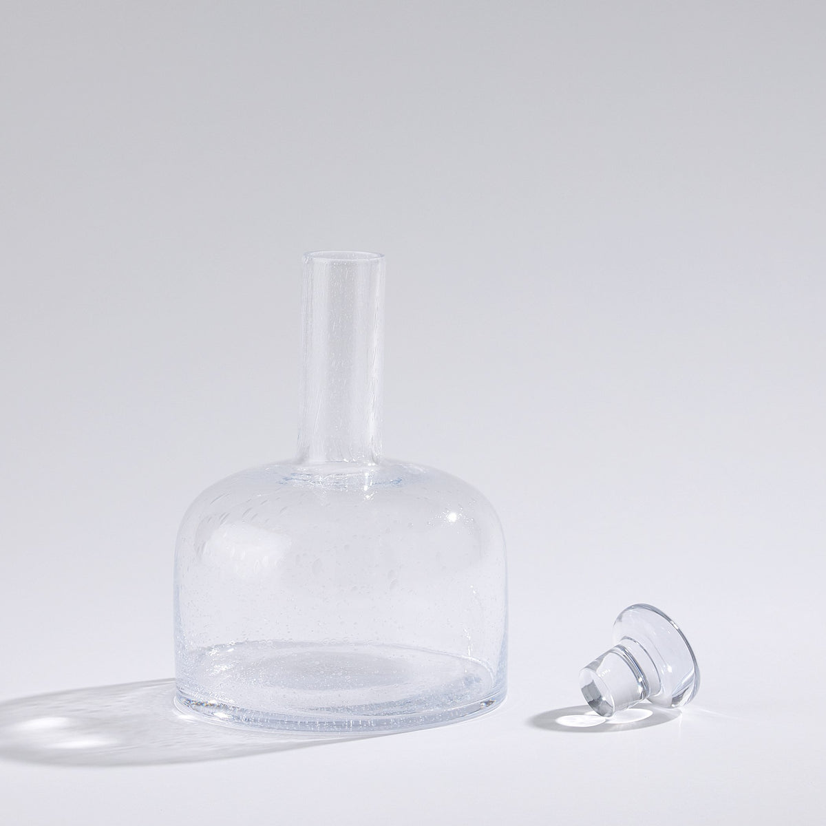 Global Views Necked Seeded Decanter