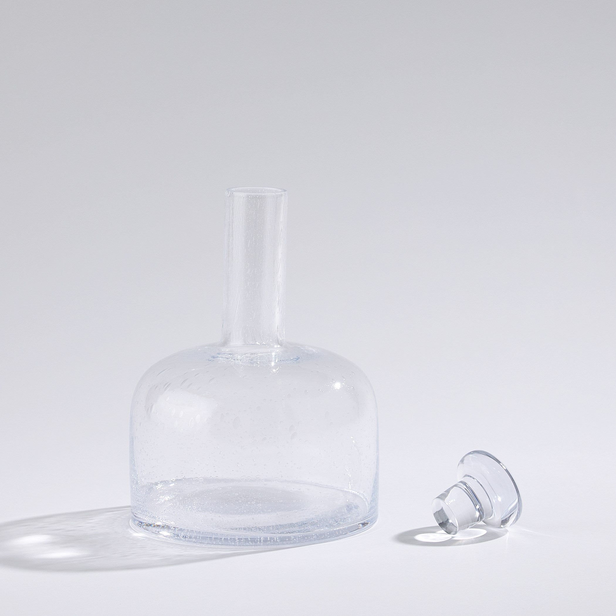 Global Views Necked Seeded Decanter
