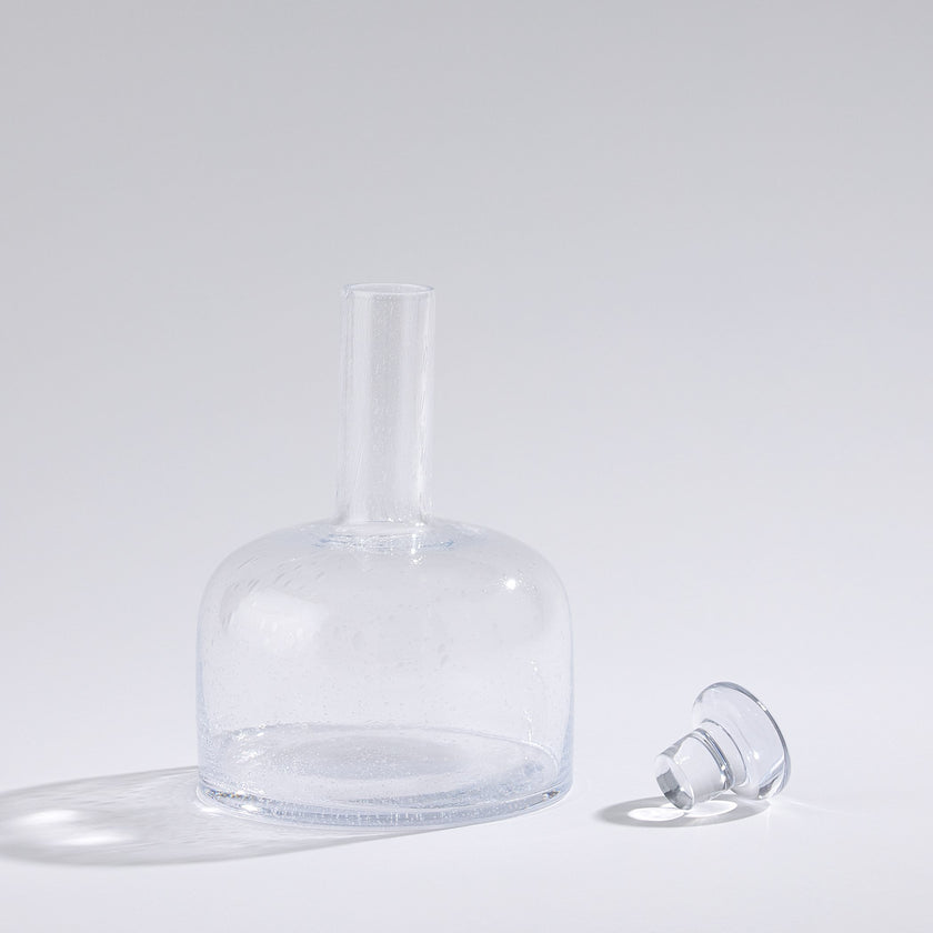 Global Views Necked Seeded Decanter