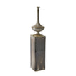 Global Views Pedestal Vase Reactive Silver