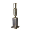Global Views Pedestal Vase Reactive Silver