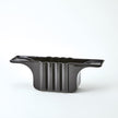 Global Views Flying Column Bowl Black