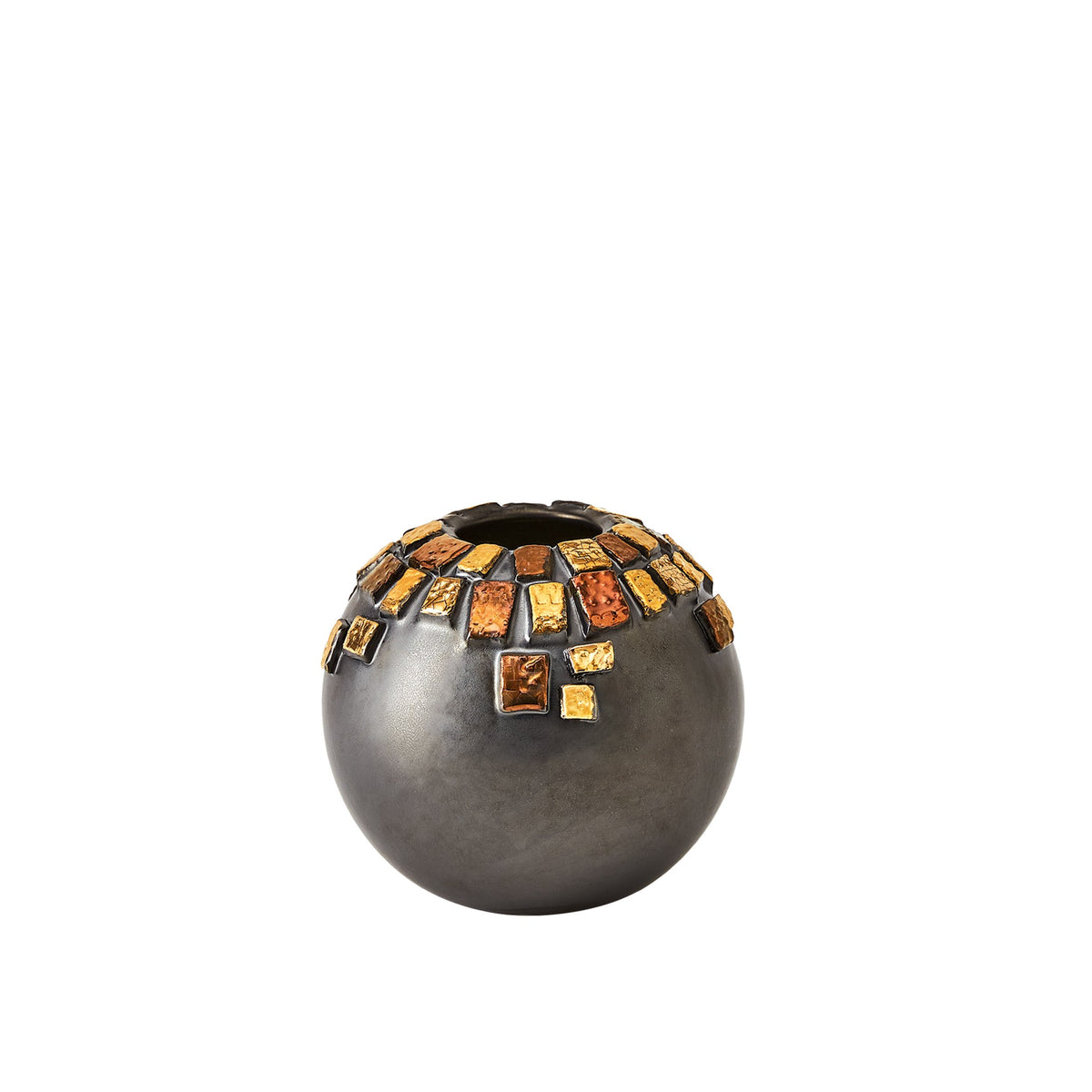 Global Views Array Vase Black Reactive