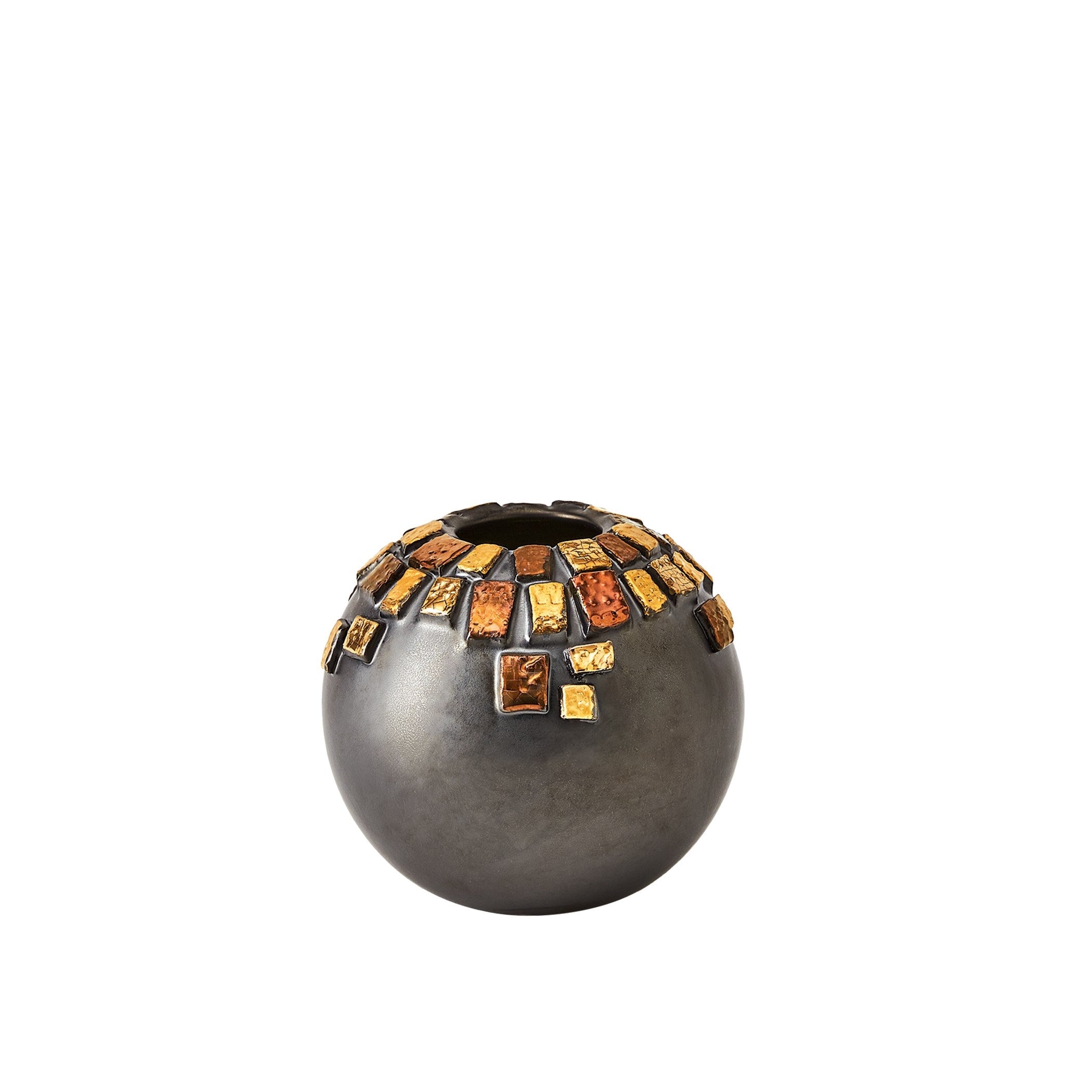 Global Views Array Vase Black Reactive
