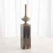 Global Views Pedestal Vase Reactive Silver