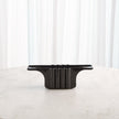 Global Views Flying Column Bowl Black