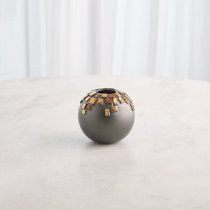Global Views Array Vase Black Reactive