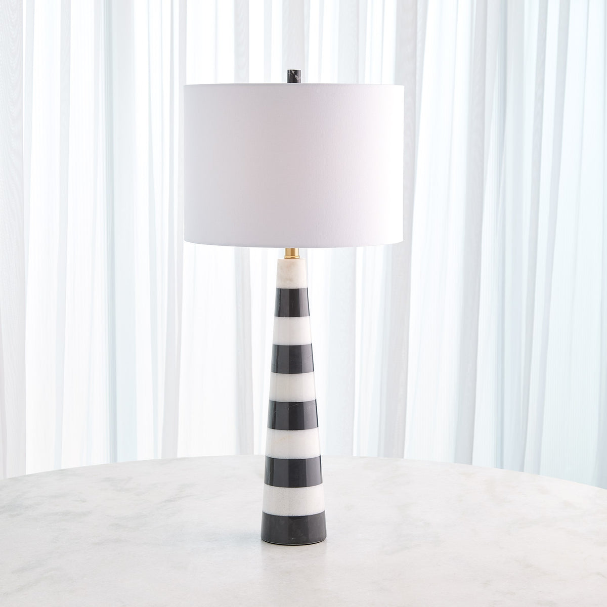 Global Views Pinnacle Marble Lamp