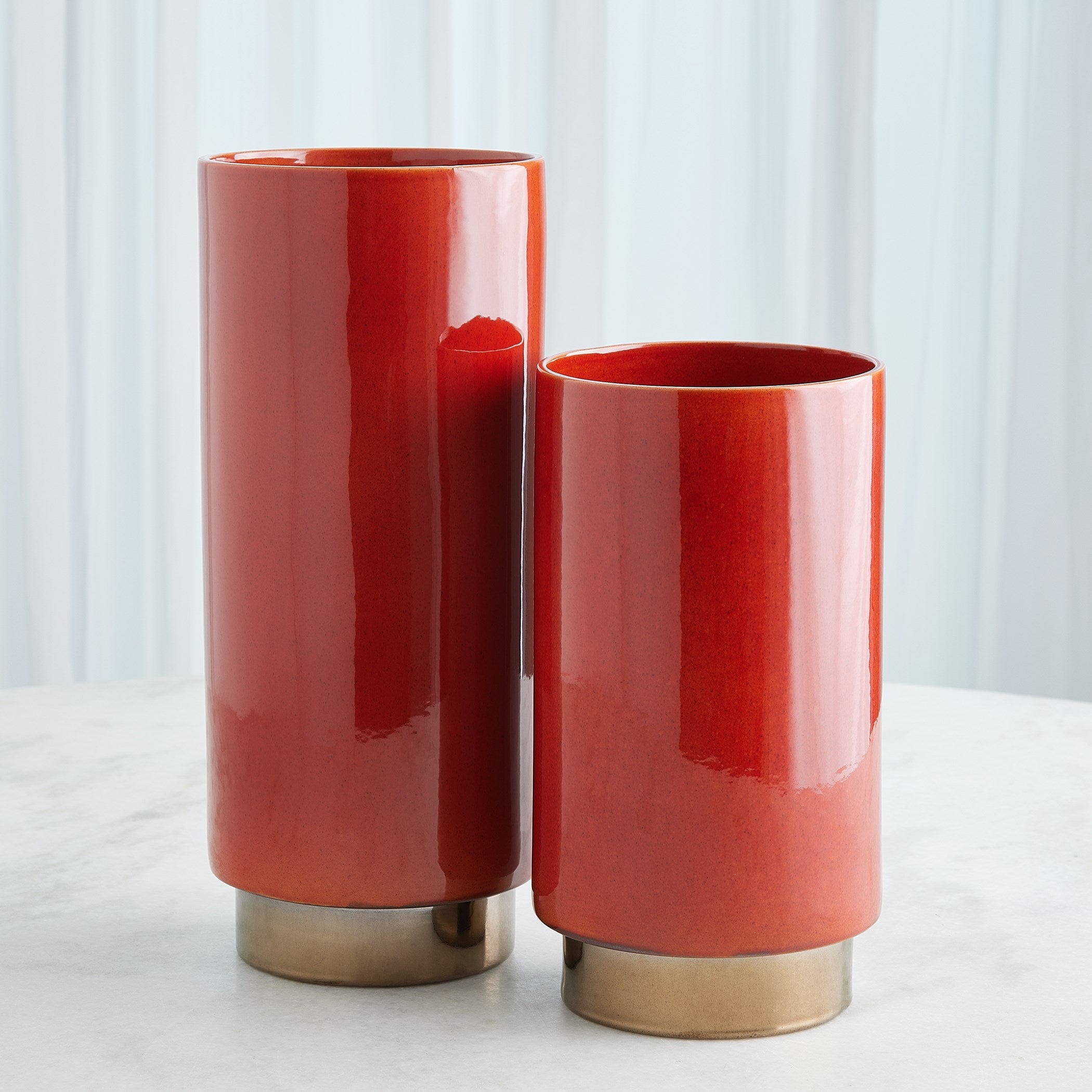 Global Views Rolo Vase and Platter