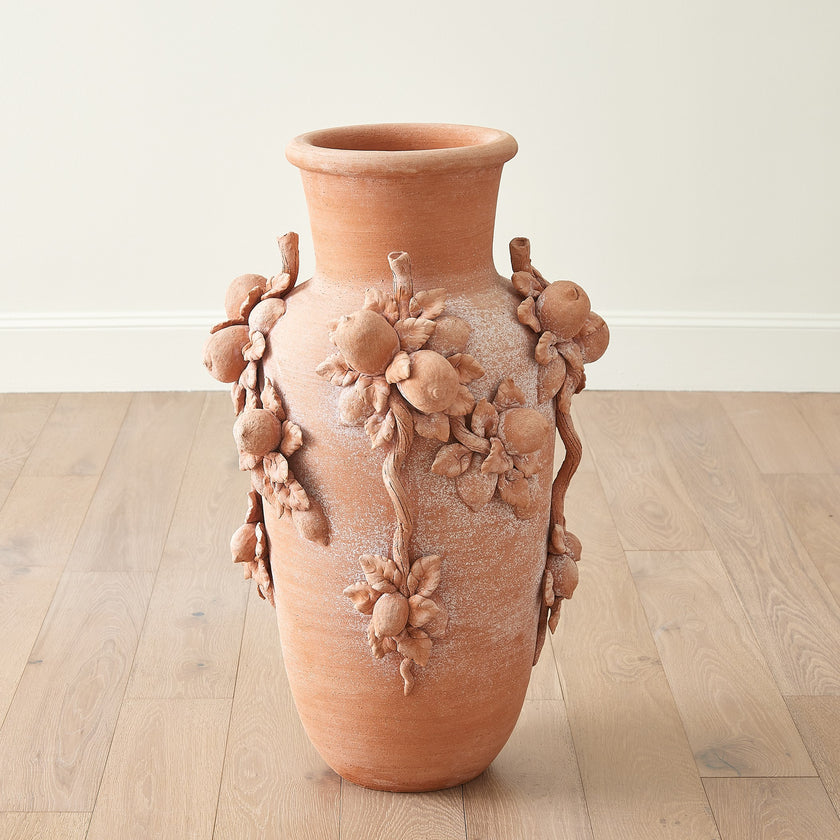 Global Views Villa Limone Urn Terracotta