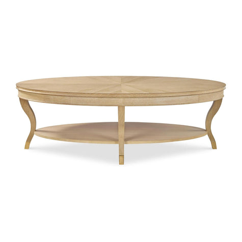 Century Furniture Stocked Oval Cocktail Table