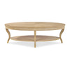 Century Furniture Stocked Oval Cocktail Table