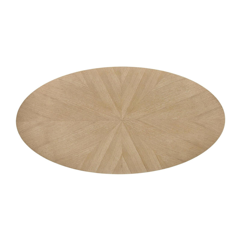Century Furniture Stocked Oval Cocktail Table