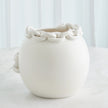 Global Views Catena Matte White Vase and Bowl