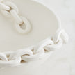 Global Views Catena Matte White Vase and Bowl